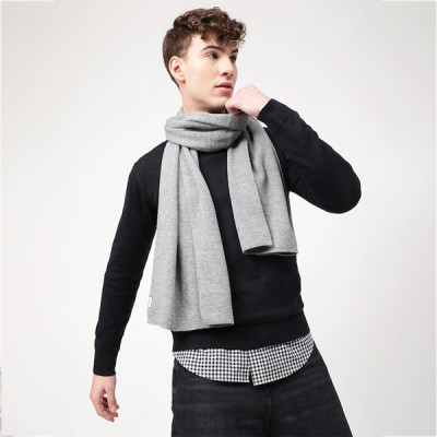 Men Grey Scarf